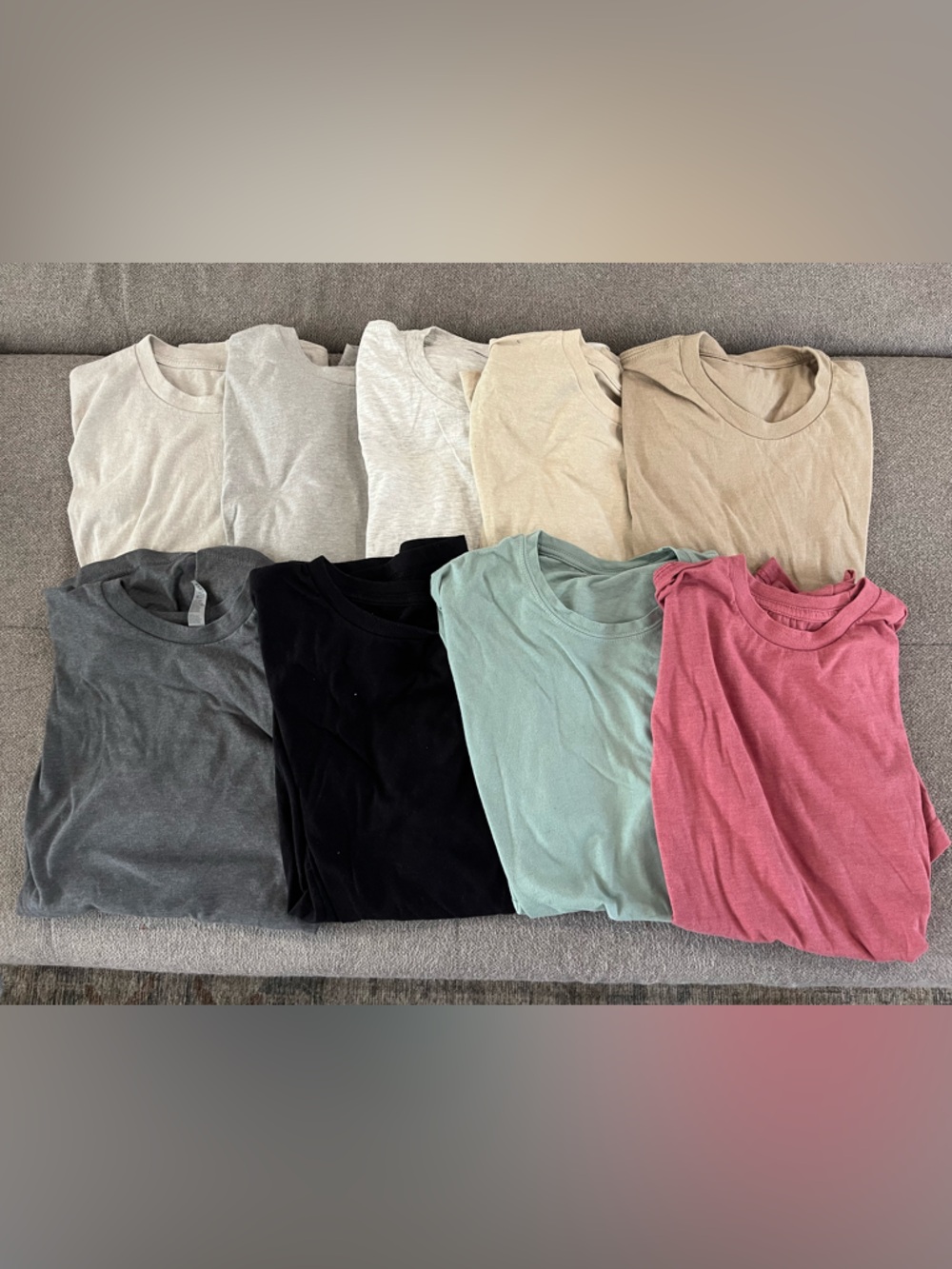 Men’s Next Level Apparel 6210 Short Sleeve T-Shirt Lot x9